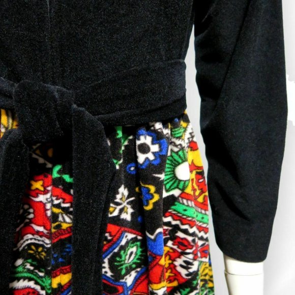 Vintage 60s 70s Maxi Dress - Hostess Gown - Picture 2 of 4